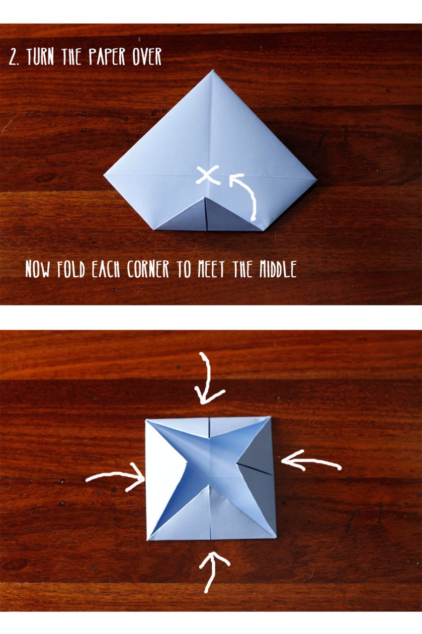 origami fortune teller date gift idea diy 3