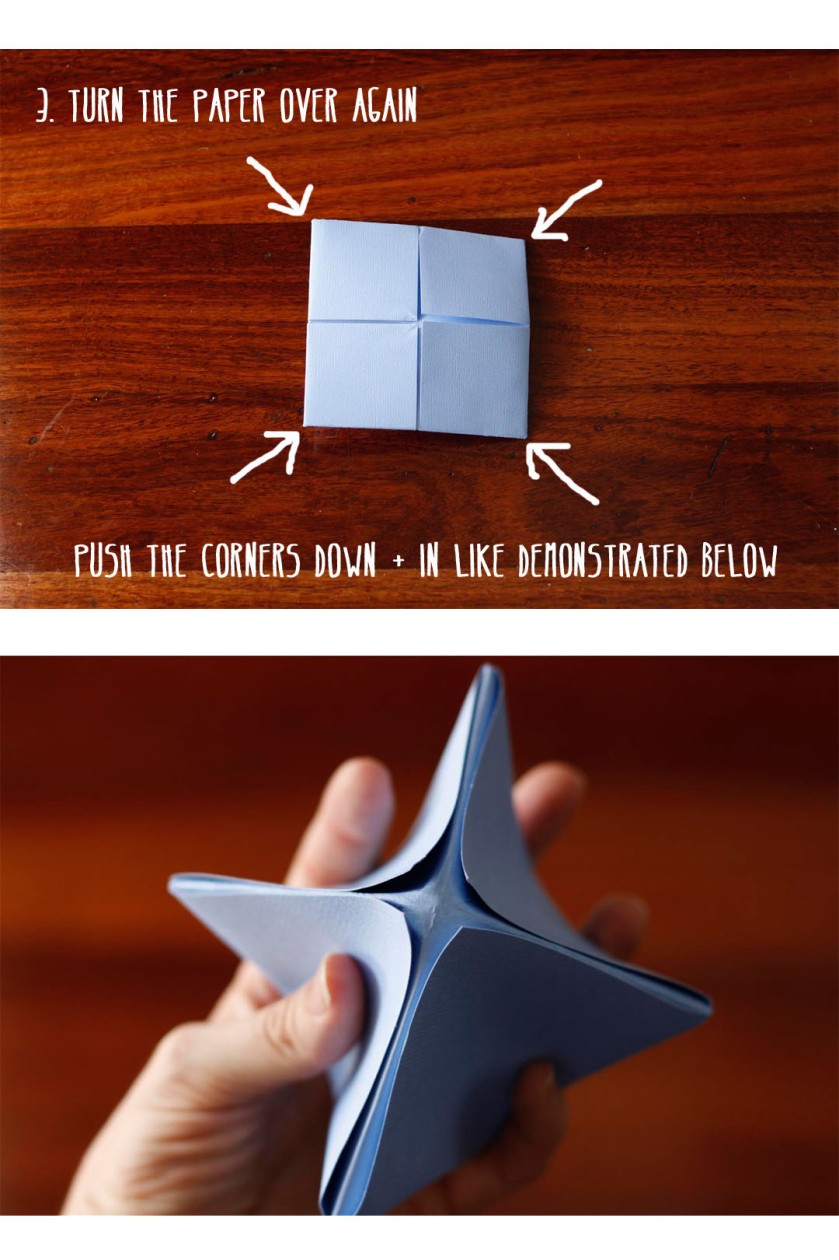 origami fortune teller date gift idea diy 4